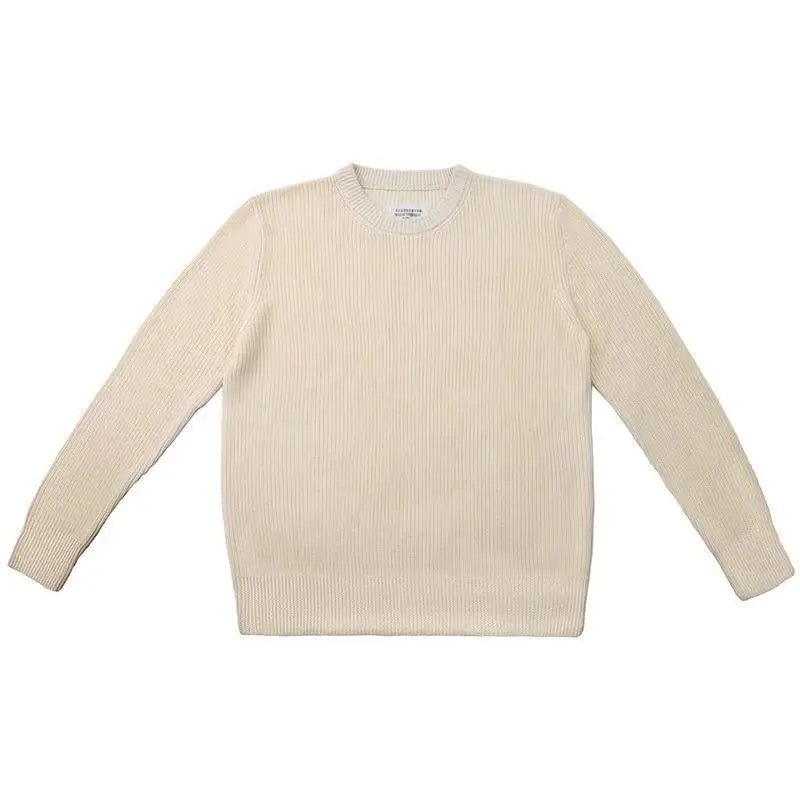 Men's Luxury Knitwear Sweater Loose High Quality Long Sleeve O-neck Knit Pullover Black Casual Y2k All-match Popular Jumper