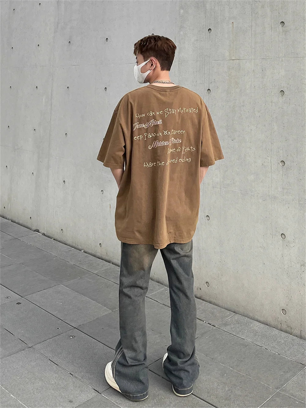 Vintage Jeans Men Slim Flared Trousers Autumn Streetwear Casual Vaqueros Pantalones Hombre Winter Y2k Fit Street Denim Pants