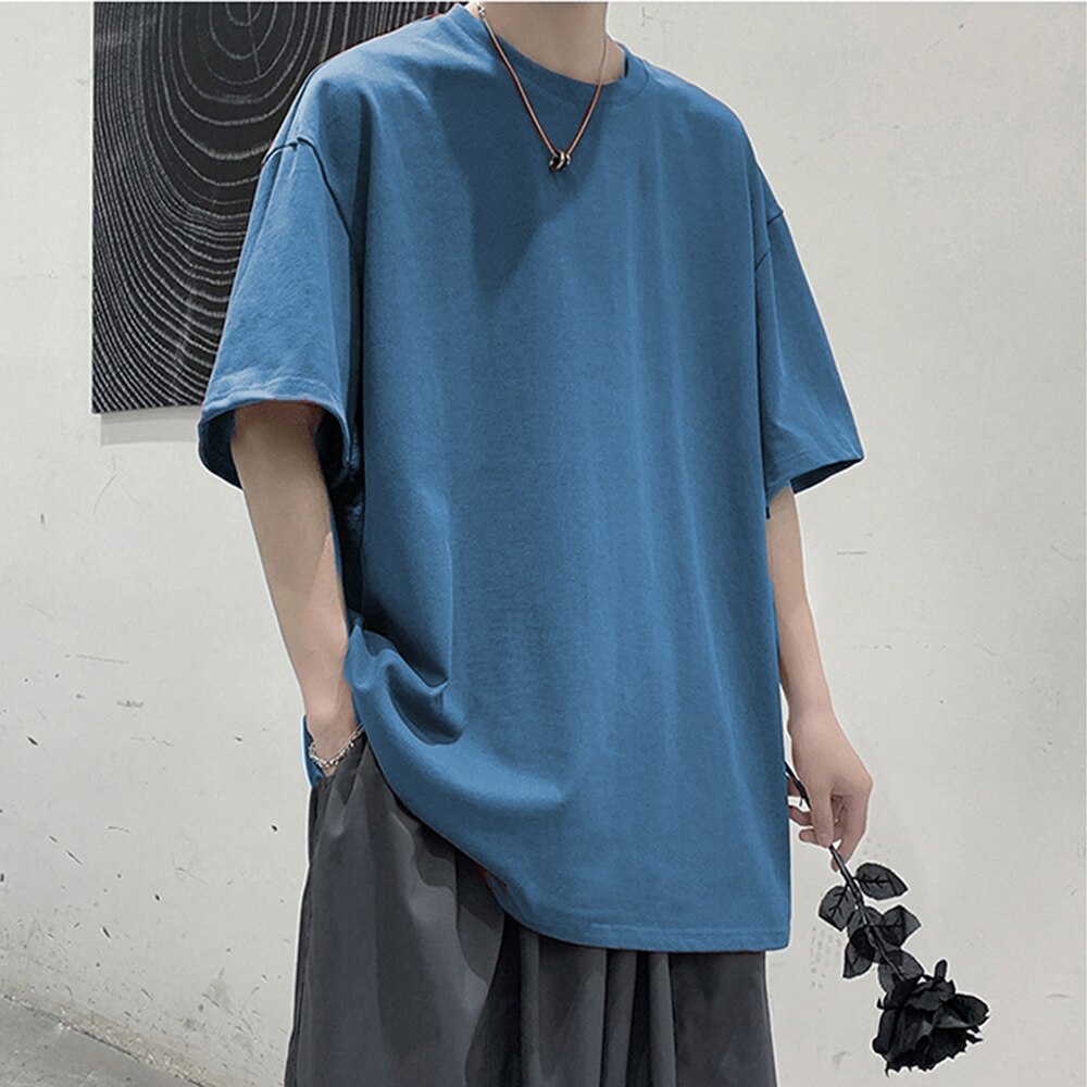 100% Cotton T-shirts Men Summer Solid T shirts Women's Basic T-shirts Short Sleeve Classic Tees Female Casual Tops