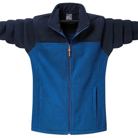 US Plus Size 9XL New Winter Fleece Jacket Men Tactical Softshell Fleece Camping Work Coat Fashion Thick Warm Harajuku Parkas Man