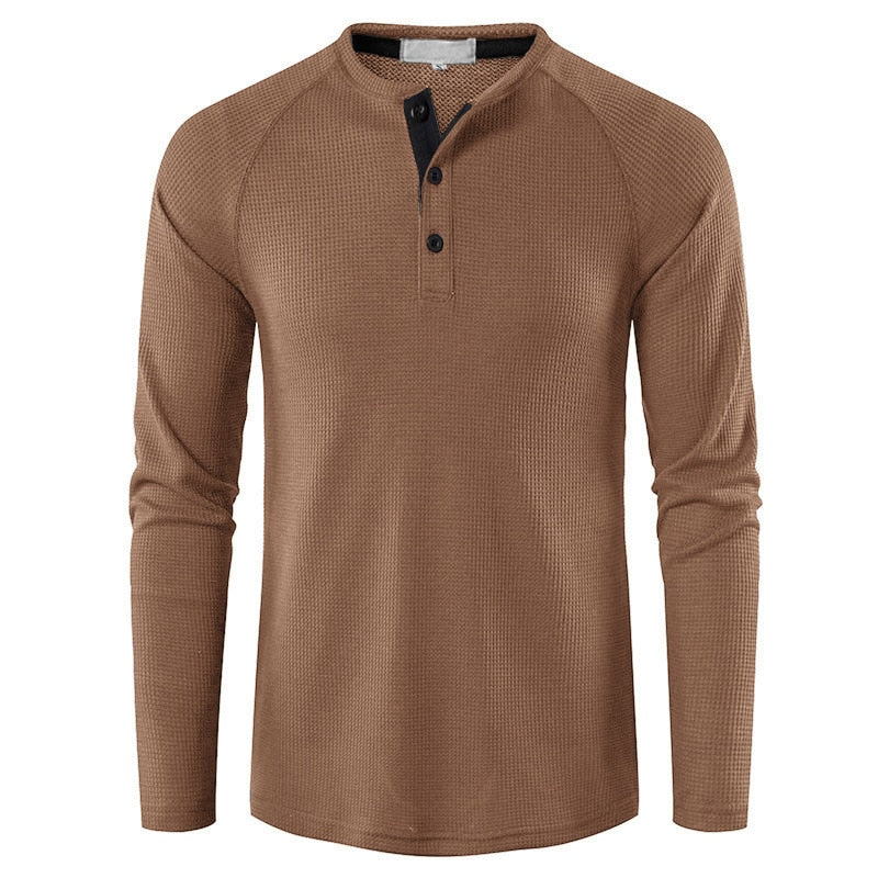 Long Sleeve T Shirt for Men Solid Spring Summer Casual Mens T-shirt Breathable Male Tops Fashion Clothes Men's T-shirts