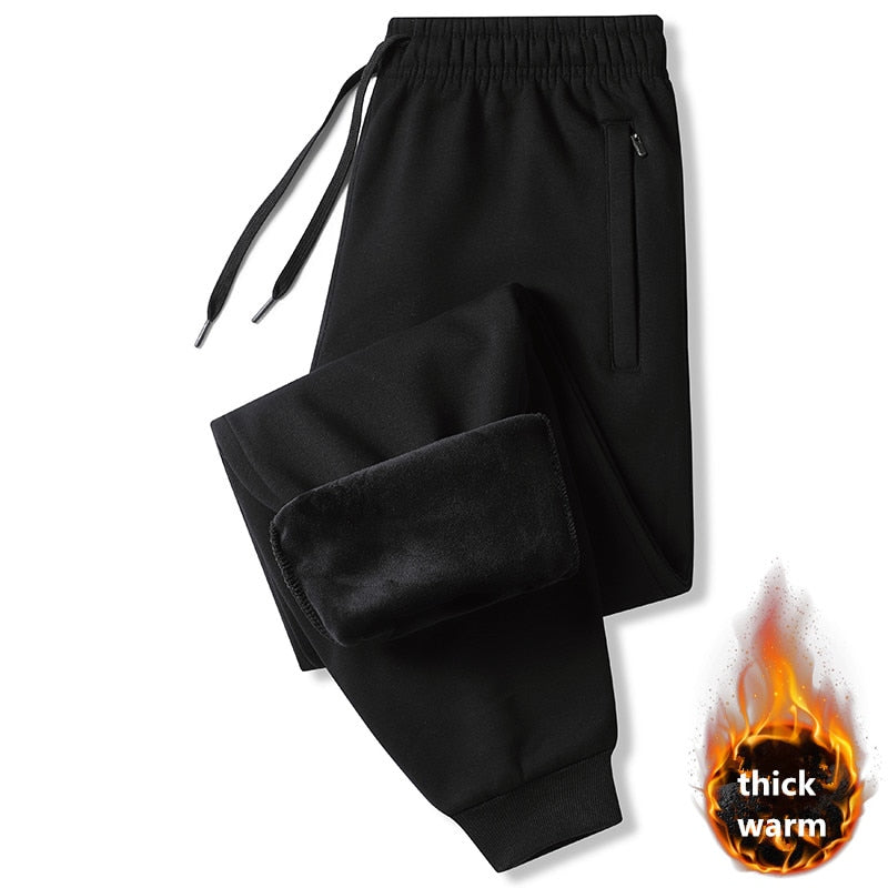 New Korean Style Straight Sports Running Pants Men'S Spring Autumn Loose Casual Pure Cotton Large L-8Xl 135Kg Knitted Trousers