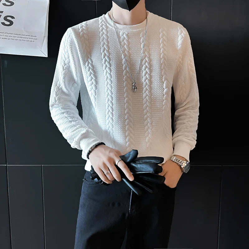 saferido Streetwear Cotton Men's Sweatshirt Casual Solid Color Long Sleeve Spring Sweatshirt Men Quality Classic Mens Clothes S-3XL