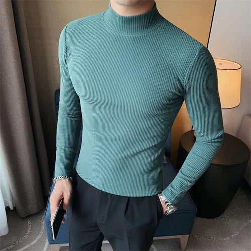 saferido British Style Brand Clothing Men High Quality Long Sleeve T-Shirts/Men's Autumn Winter Keep Warm Leisure T-shirt Plus Size S-4XL