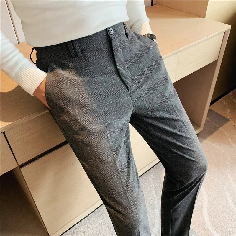Wedding Dress Pants for Men Business Suit Pant Casual Slim Formal Pants Pantalon Costume Men Suit Trousers Plus Size 29-38