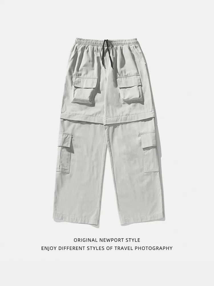 saferido 2024 New Cargo Pants Men Oversize Outdoor Casual Trousers Multi Pocket Pure Cotton Jogging Pants Mans Streetwear Hip Hop