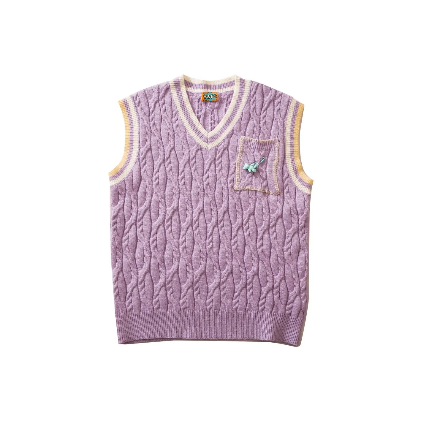 saferido Japanese Harajuku Knitted Vest Men Solid Color Matching V-neck Pullover Causal Loose Sleeveless Couple Sweaters Fashion New