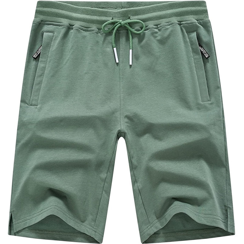 Drawstring Men's Shorts Pants Cotton Fit Slim Elastic Sports Shorts Man Casual Running Trendyol Sweatpants Male Clothing