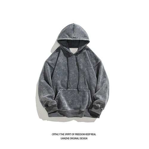 Legible Spring Autumn Casual Hoodies Men Solid Hooded Hoodies Male Loose Sweatshirts Pullovers Man