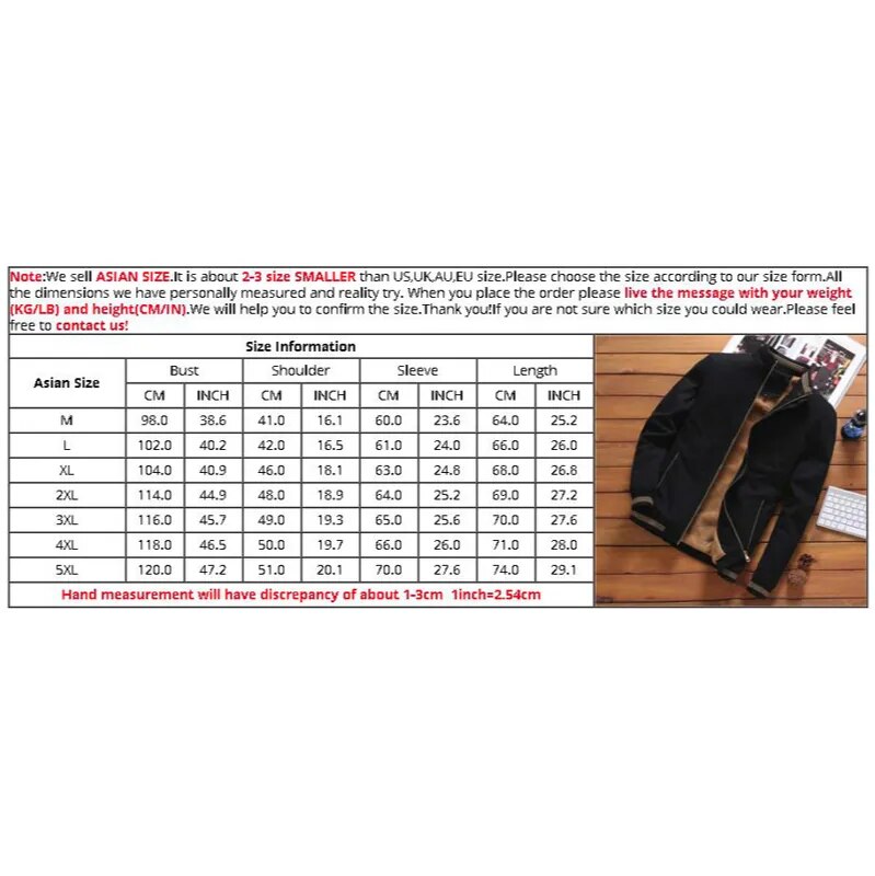 Winter Jackets Men's Puffer Cotton Fleece Bomber Jacket Men Autumn Fashion Streetwear Slim Fit Warm Coats Cold Clothing M-5XL