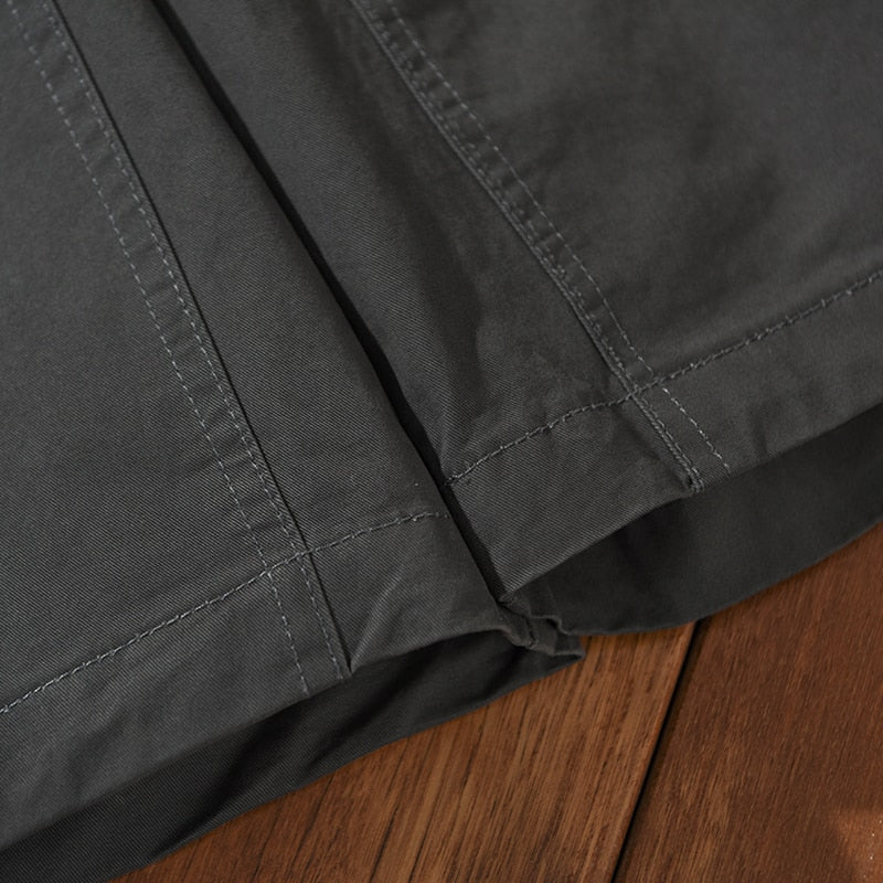 Summer Cotton Shorts Men Oversize 4XL Breathable Vintage Drawstring Casual Comfortable Shorts