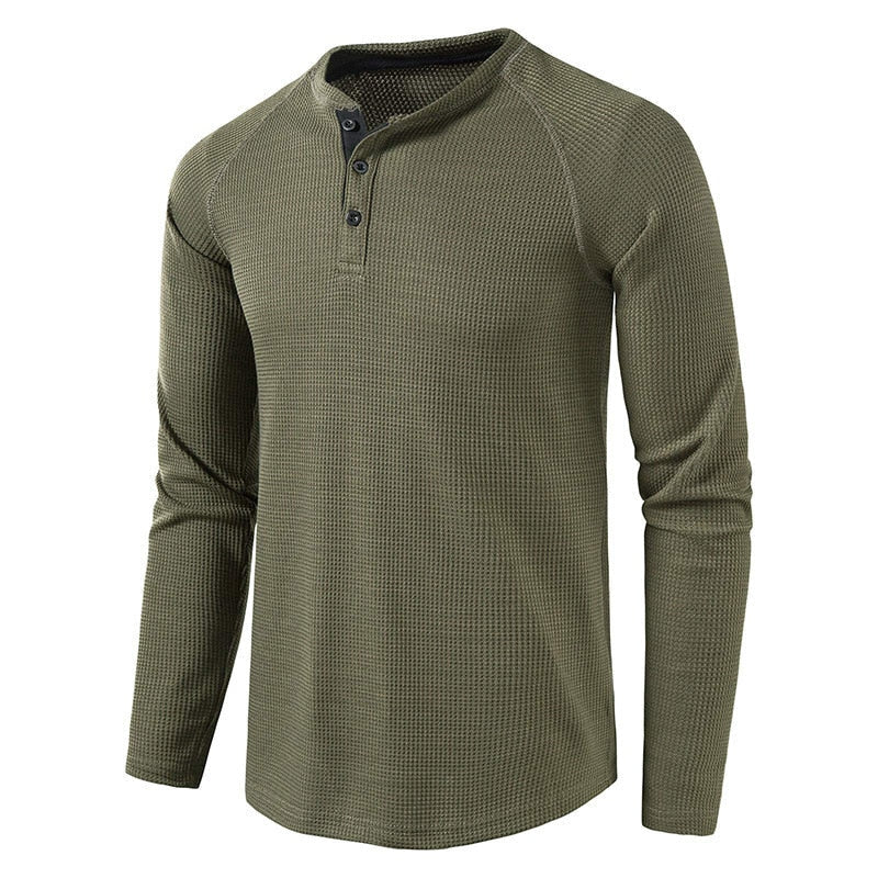 Long Sleeve T Shirt for Men Solid Spring Summer Casual Mens T-shirt Breathable Male Tops Fashion Clothes Men's T-shirts