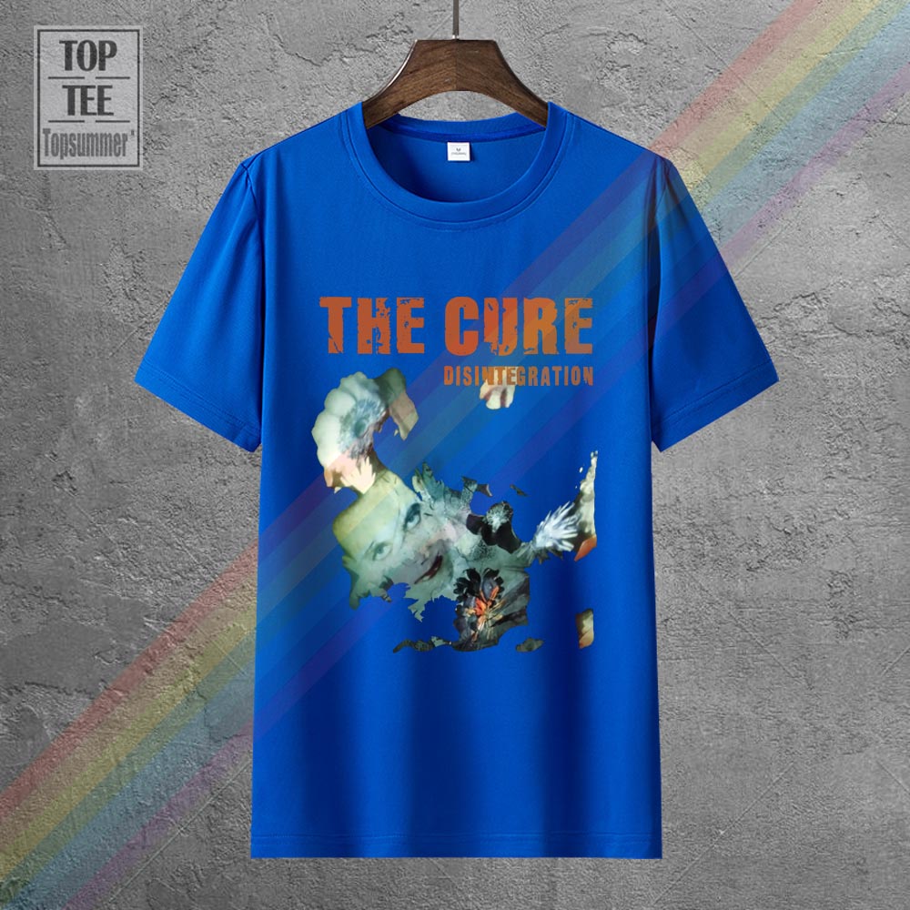 Vintage The Cure Disintegration Rock T Shirt Men Women Short Sleeve Oversized T-Shirt Summer Fashion Graphic Print Streetwear