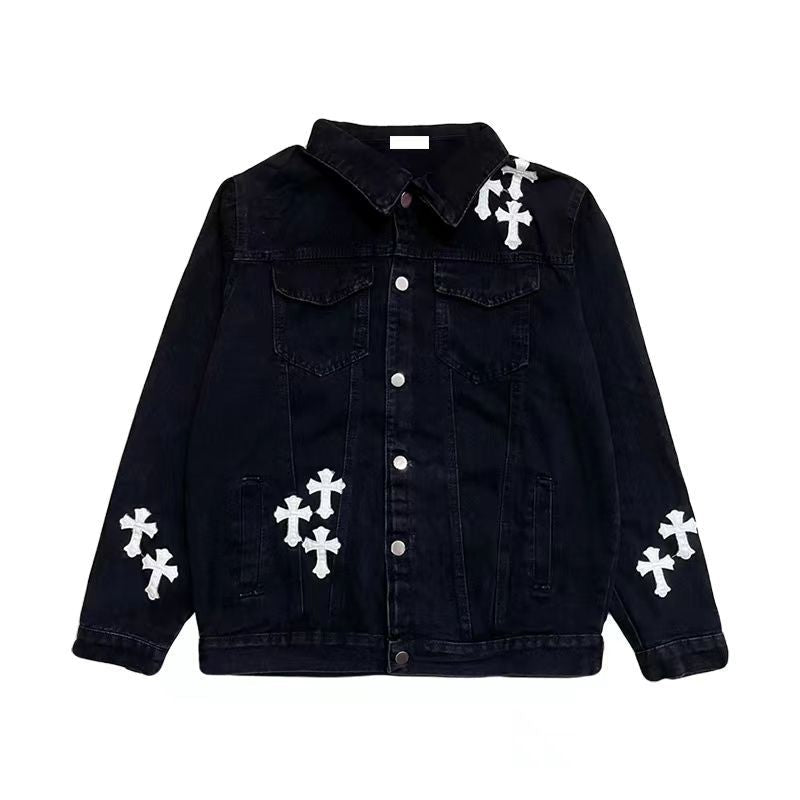 Dark college winter Japanese streetwear women coat Harajuku outwear casual long-sleeved zip up Ulzzang hooded coat