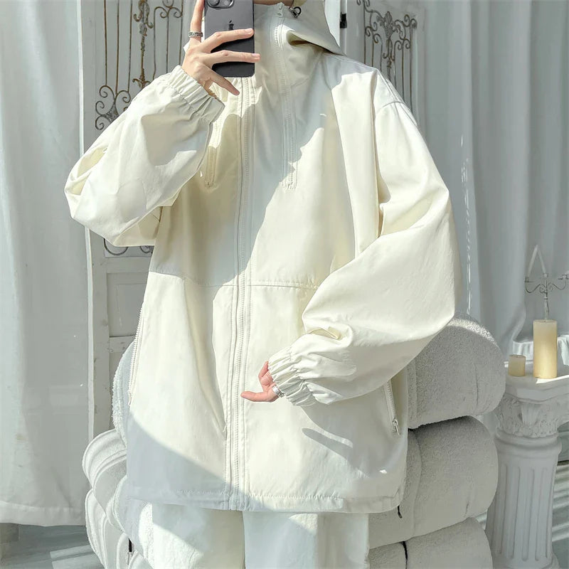 saferido Men's Korean Style Clothes Men's Coats Models 2024 Harajuku Original Clothing Outerwear Spring Jackets Popular