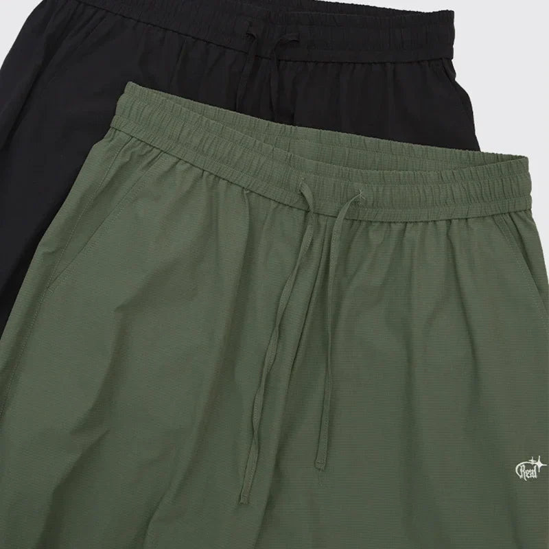 saferido Parachute Wide Leg Pants Men Baggy Trousers Male Joggers Sweatpants Oversized Loose Casual Sports Streetwear Hip Hop