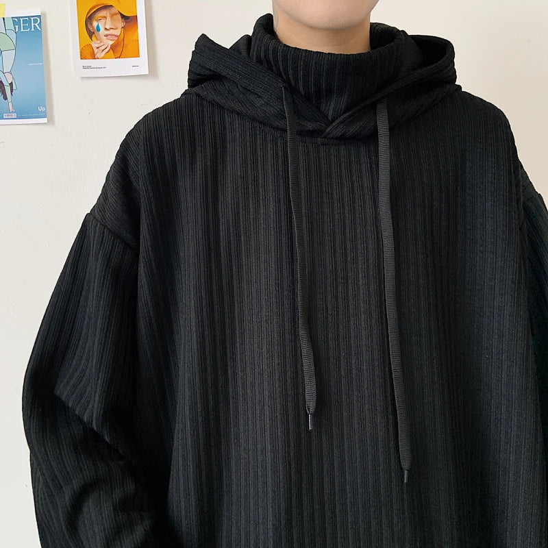 saferido Sweater Men Spring Autumn Men's Hooded Sweater Casual Pullover Warm Knitted Sweatercoat Pull Homme Plus Size 3XL Streetwear