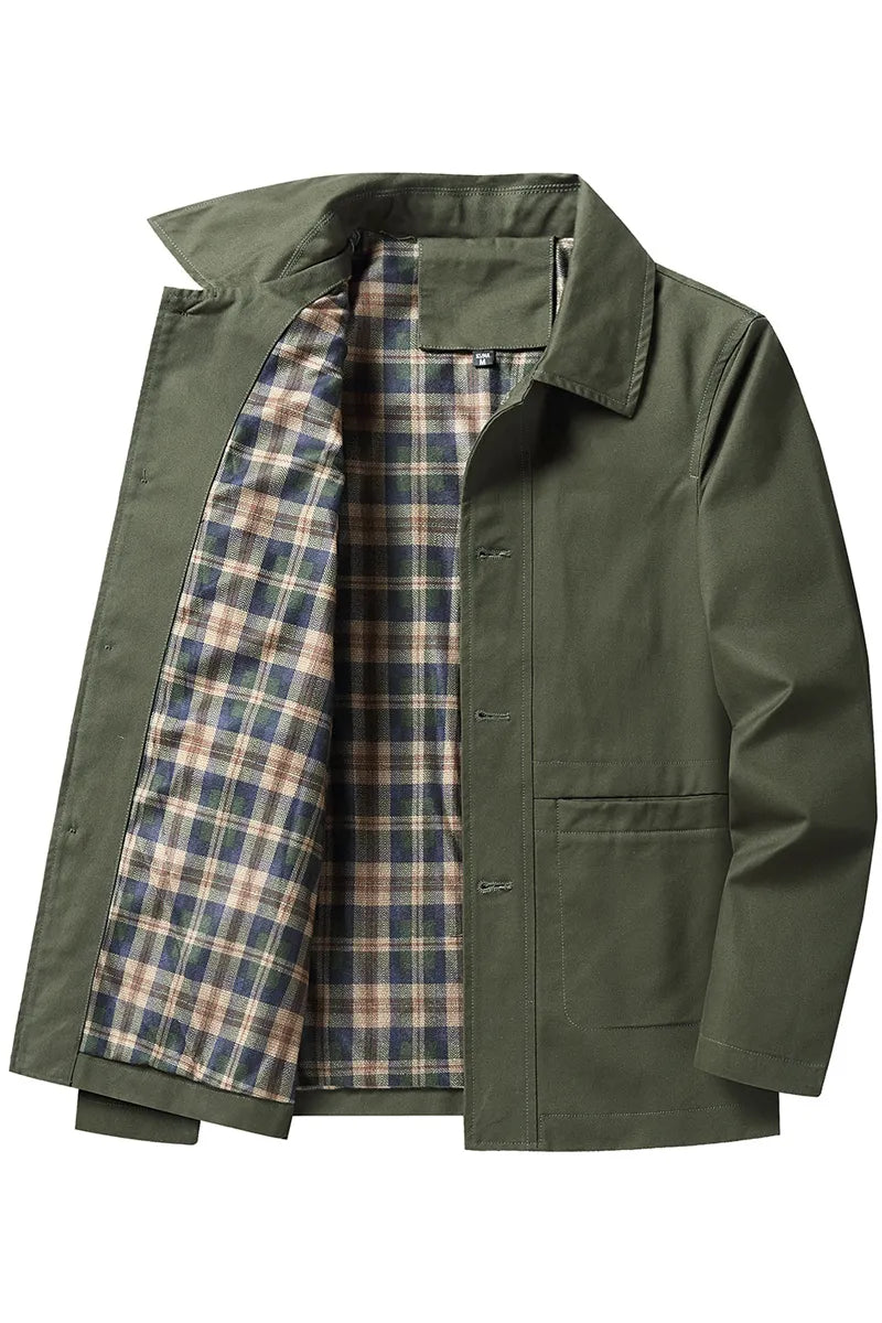 Autumn Spring Men Jacket Casual Turn Down Collar Zipper Coats Mens Outerwear Fashion Zipper Bomber Jackets chaquetas hombre