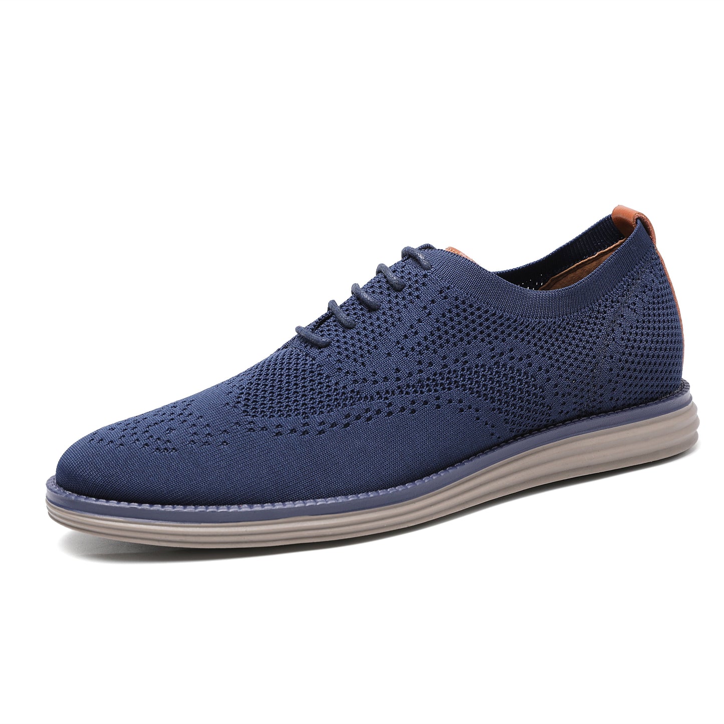 saferido Breathable Knitted Mesh Casual Shoes Lightweight Smart Casual Shoes Office Work Footwear Men Shoes