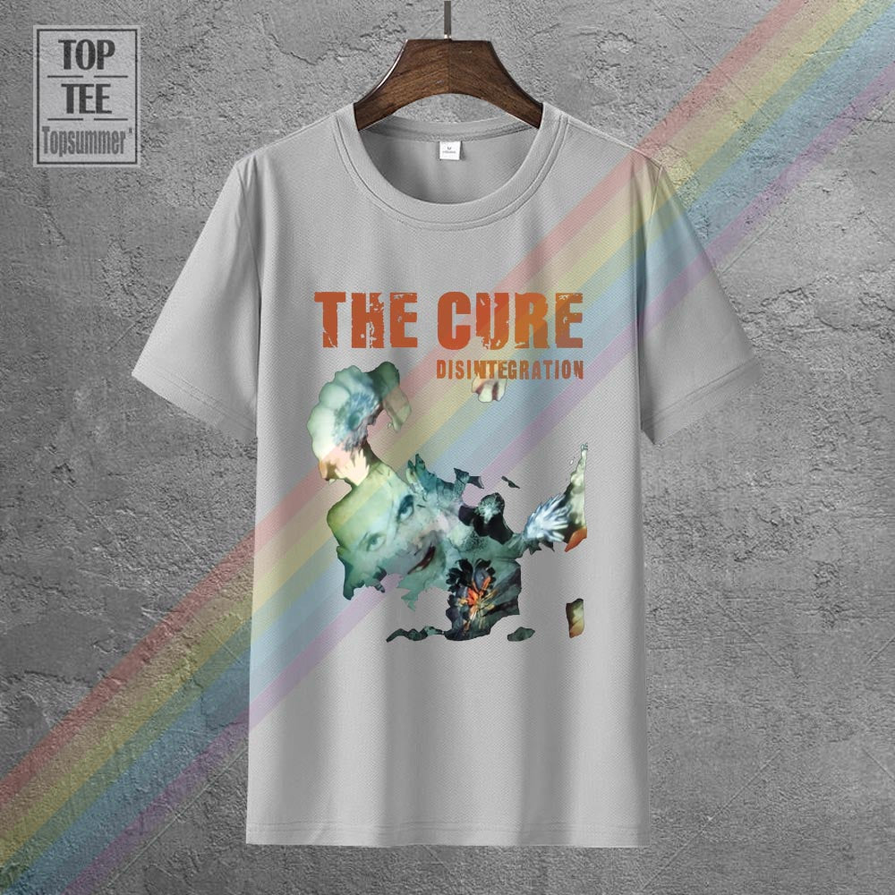 Vintage The Cure Disintegration Rock T Shirt Men Women Short Sleeve Oversized T-Shirt Summer Fashion Graphic Print Streetwear