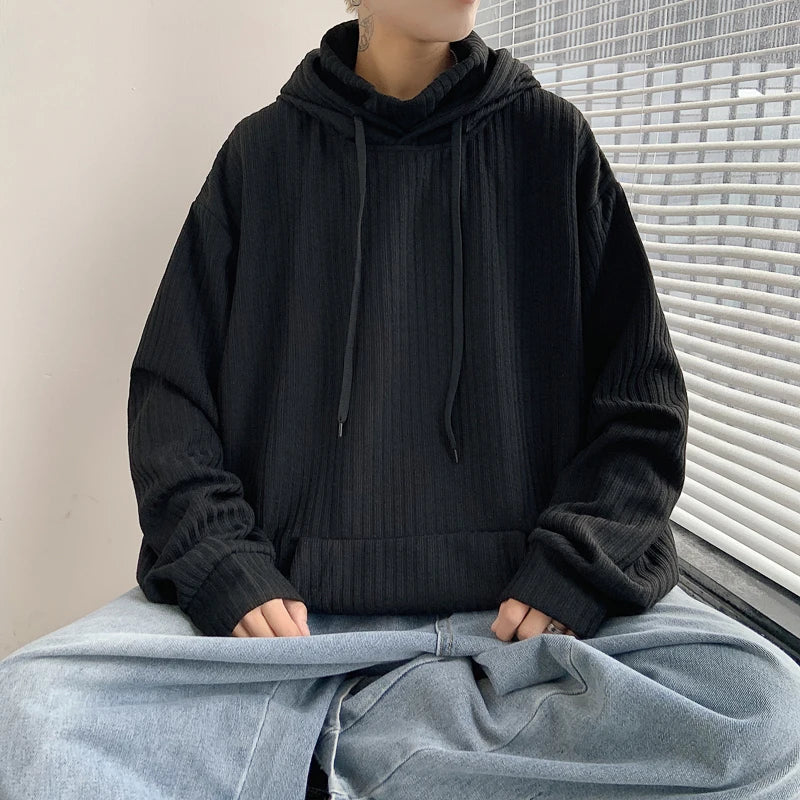 saferido Sweater Men Spring Autumn Men's Hooded Sweater Casual Pullover Warm Knitted Sweatercoat Pull Homme Plus Size 3XL Streetwear
