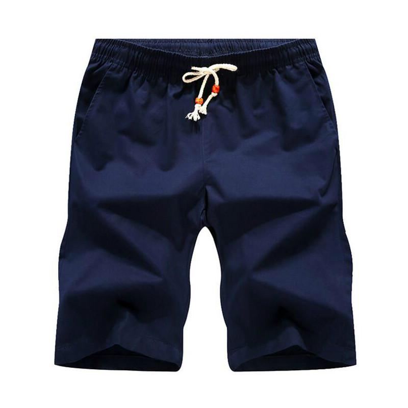 Hot 100% Cotton High Quality Breathable Comfortable Casual Men Style Man Home Shorts Asian Size With Pocket