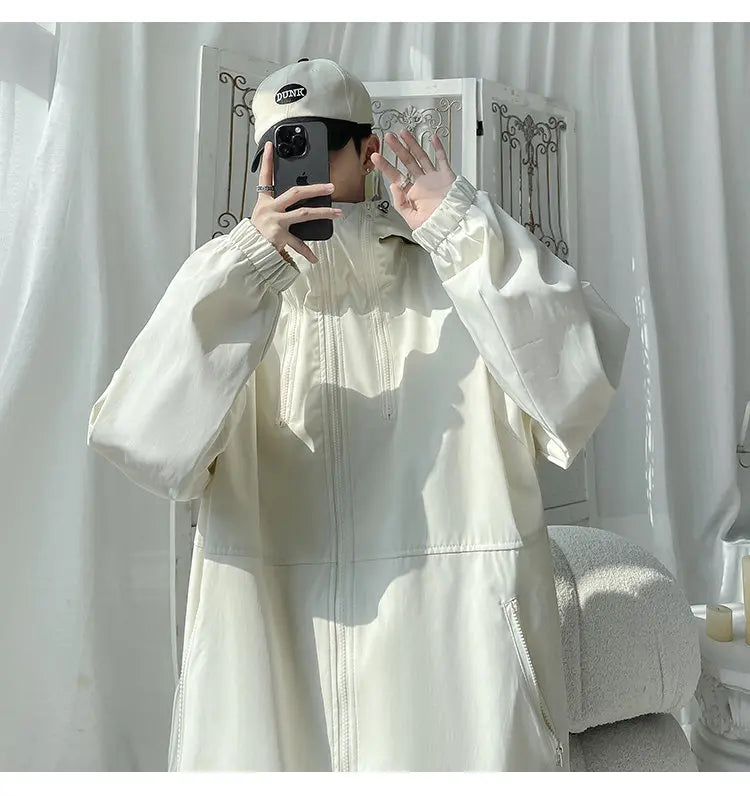 saferido Men's Korean Style Clothes Men's Coats Models 2024 Harajuku Original Clothing Outerwear Spring Jackets Popular