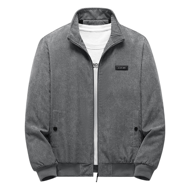 Men Clothing New Corduroy Coat Men's Winter Lamb Coat Winter Top Plus Velvet Thickened Large Size Jacket