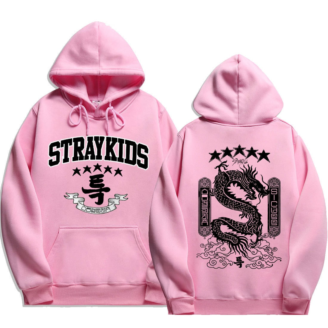 5 Star Hoodies Y2k Fashion Dragon Graphic Hoodie Women Men Autumn Winter Sweatshirt Korean Streetwear Hip Hop Clothes