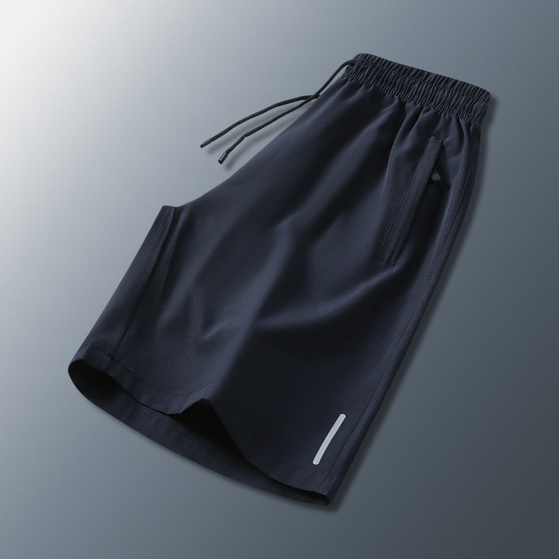 Men's Sports Casual Shorts Spring and Summer New Ice Silk Quick Dry Loose Basketball Pants Personality Fashion Beach Pants