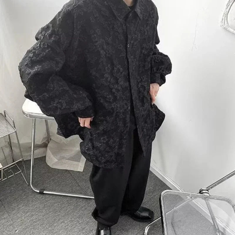 saferido Men Gentlemanly Mature Single Sleeve Renfined Pure Clean Tender Temperament Chic Proper Popular Students Japanese Style