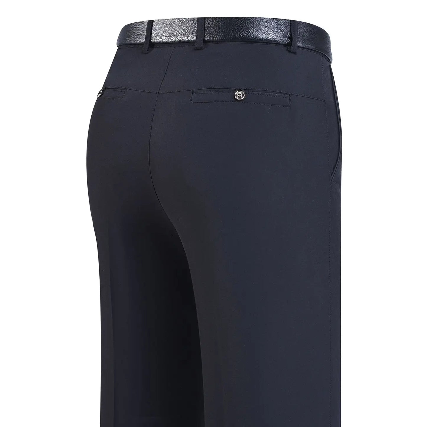 saferido Men's Clothing New Loose Solid Color Office Business Casual Formal Man Spring Summer Thin Pockets Comfortable Zipper Pants