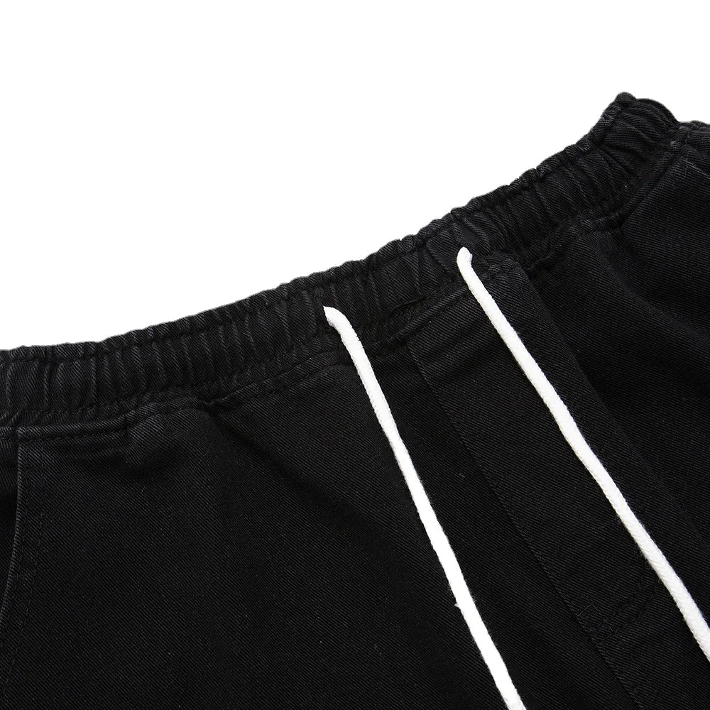 saferido American street creative denim shorts men's and women's retro hip-hop loose five-point pants