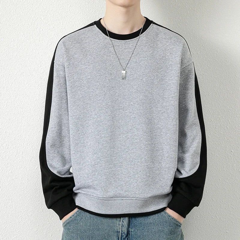 saferido New Hoodie Men's Sweatshirts Casual Round Neck Spring Autumn New Pullover Men Sweatshirt Long Sleeve Clothing Hooded Tops