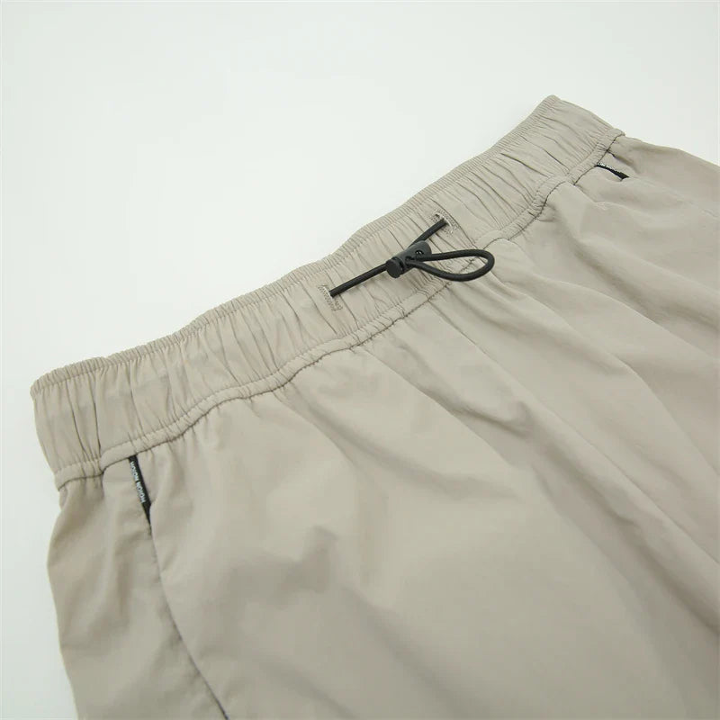 saferido Wide Leg Sports Pants for Men Khaki Trousers Hip Hop Patchwork Black Loose Casual Korean Male Streetwear Men's Clothing