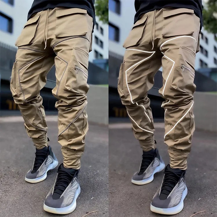 saferido Europe And America Personality Tide Brand Loose Multi-pocket Leisure Cargo Pants Men's Summer Cotton Men's Trousers