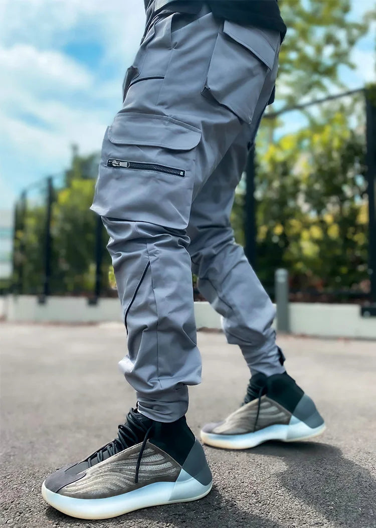 saferido Europe And America Personality Tide Brand Loose Multi-pocket Leisure Cargo Pants Men's Summer Cotton Men's Trousers