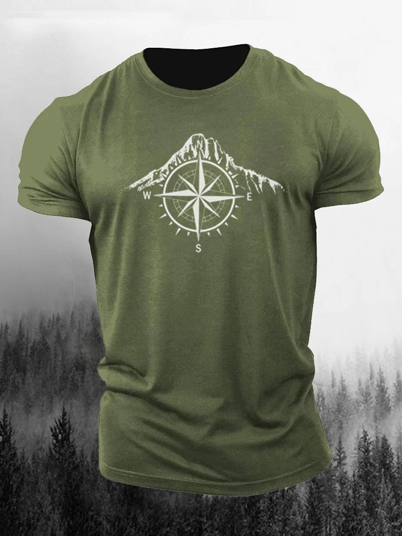 Summer Men's T-shirt Simple Print Round Neck Short-sleeved Y2k T-shirt Casual Versatile Men's Tops Fashion Oversized T-shirt