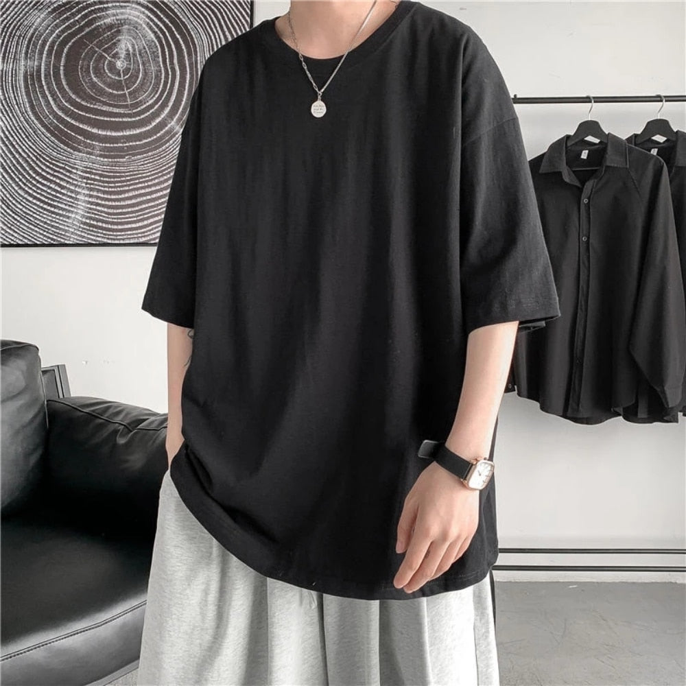 100% Cotton T-shirts Men Summer Solid T shirts Women's Basic T-shirts Short Sleeve Classic Tees Female Casual Tops