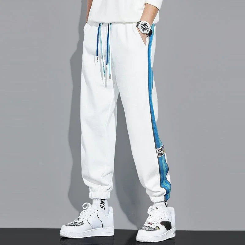 saferido Sweatpants for Men Goth Trousers Wide Leg Male Sweat Pants Straight Korean Style Y2k Tracksuit Bottoms New Items in Fashion