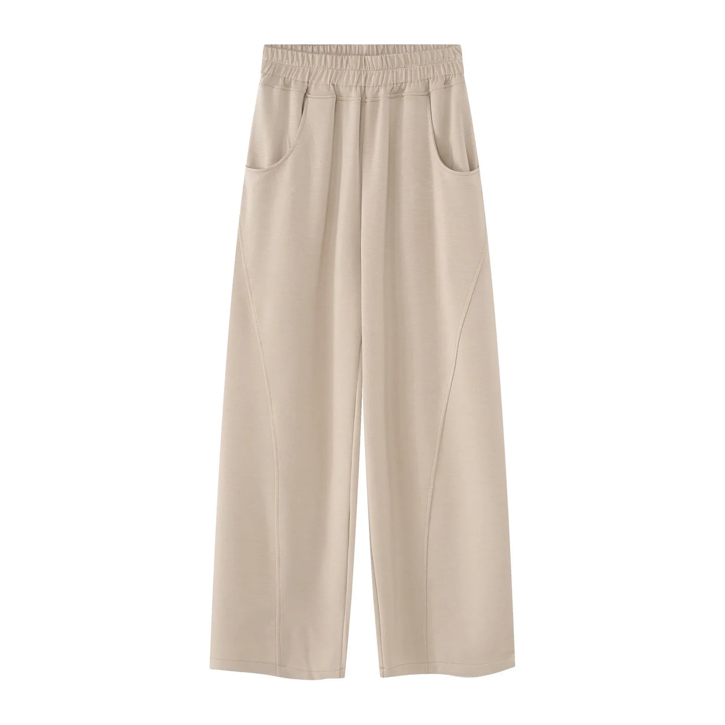 saferido Baggy Sweatpants Men Wide Leg Casual Pants Men Oversize Gray Khaki Trousers Male Loose Korean Streetwear Old Money