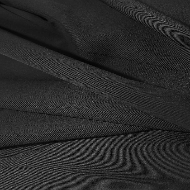 Mens Irregular Button Drape Solid Color Shirts