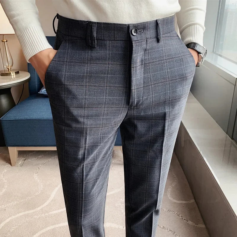 Wedding Dress Pants for Men Business Suit Pant Casual Slim Formal Pants Pantalon Costume Men Suit Trousers Plus Size 29-38