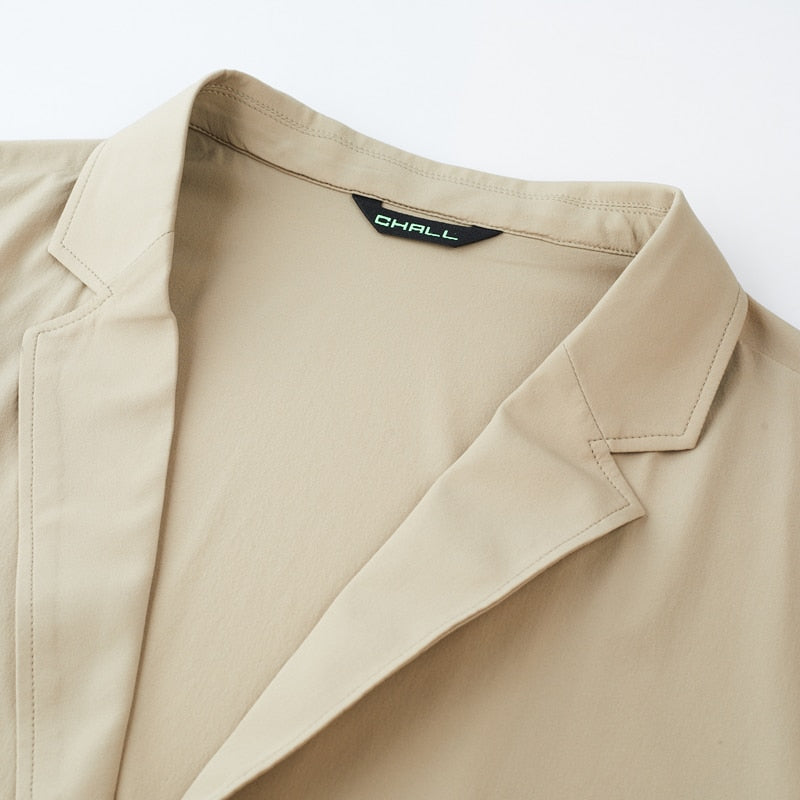 Summer Sun Protection Suit Men's Ice Silk Lightweight Spring and Autumn Small Suit Large Size Single Western Coat