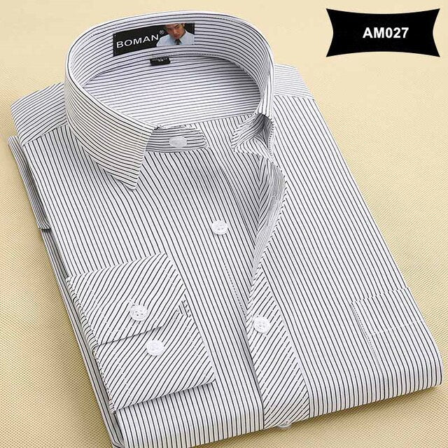 Classic Style Men's Solid Shirts Long Sleeve Men's Casual Shirts Comfortable Breathable Men's Office-wear Clothing