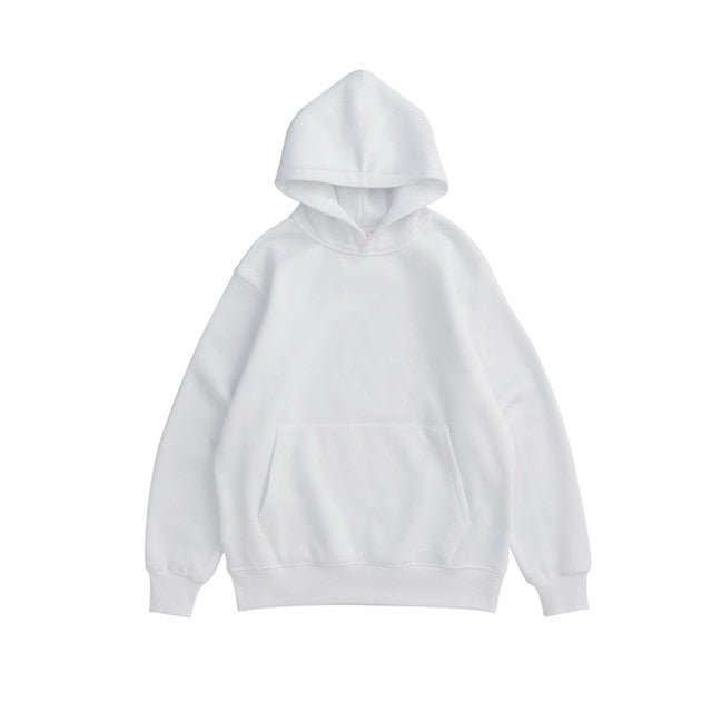 Men's Comfy Pure Hoodies Autumn Fleece Oversized Hooded Sweatshirt Men Hip Hop Hoodie For Men Classic Hoody 169W