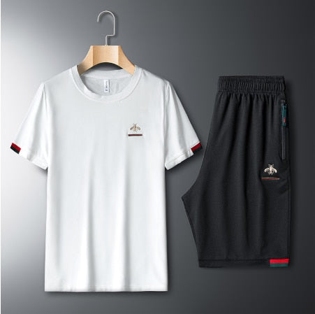 Autumn Winter Casual Men Sets Clothing Tracksuit Sportsuit Men's Hoodies Sportswear Hooded Sweatshirt Pant Pullover Two Piece