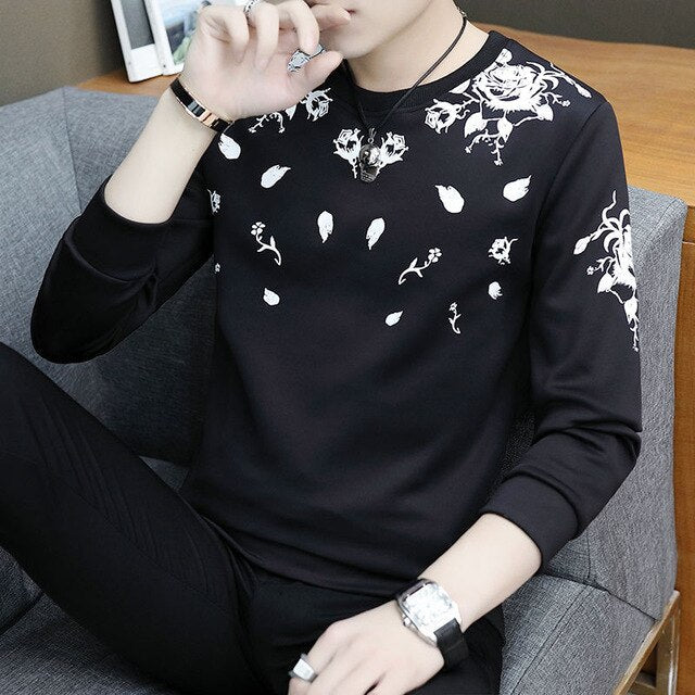 saferido       Men's Hoodies Long Sleeve Sweatshirt Winter Solid Color Army Green Sweatshirt  Streetwear Slim  Hoodies Men M-4XL Big Size