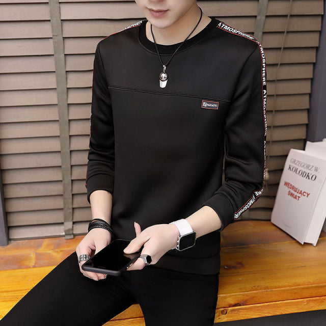 saferido       Men's Hoodies Long Sleeve Sweatshirt Winter Solid Color Army Green Sweatshirt  Streetwear Slim  Hoodies Men M-4XL Big Size