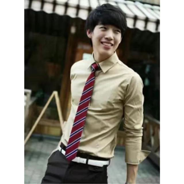 Men's Slim Fit Long Sleeve Shirt Male Leisure Shirt Social Business Dress Shirt Brand 17 color Clothing Comfortable Shirts